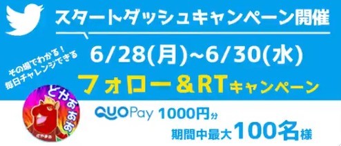 【QUOカード Pay】が その場で当たる