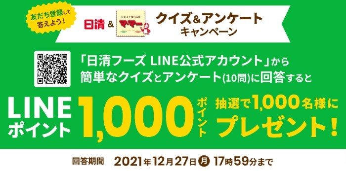 Lineポイントが当たる大量当選クイズ アンケートキャンペーン 懸賞で生活する懸賞主婦