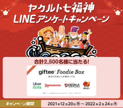 ヤクルト七福神 LINEアンケートキャンペーン