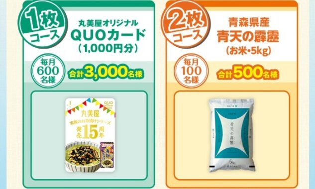 毎月抽選！QUOカードやお米が当たる大量当選ハガキ懸賞☆｜懸賞主婦