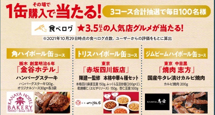 ハイボール缶で2021年カウントダウン 毎日当たる！キャンペーン｜サントリー