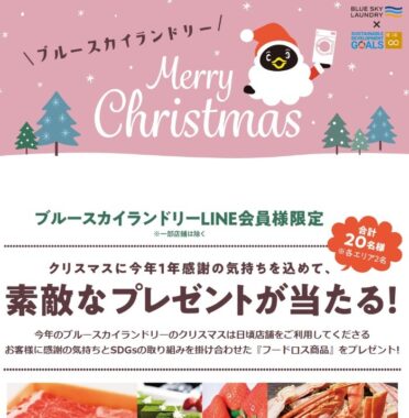 ブルースカイランドリー メリークリスマス