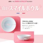 白いスマイルボウル
