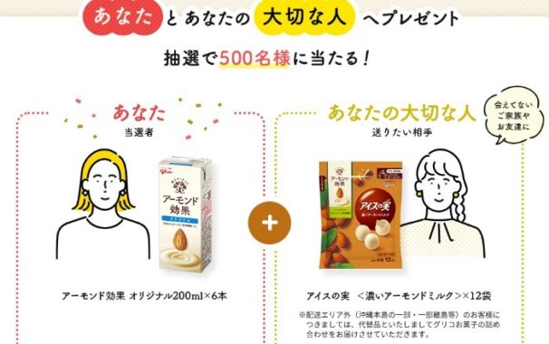 アイスの実　アーモンドミルク食べて実キャンペーン｜グリコ