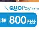 最大8,000円分のQUOカードPayが当たるTwitter毎日応募キャンペーン！
