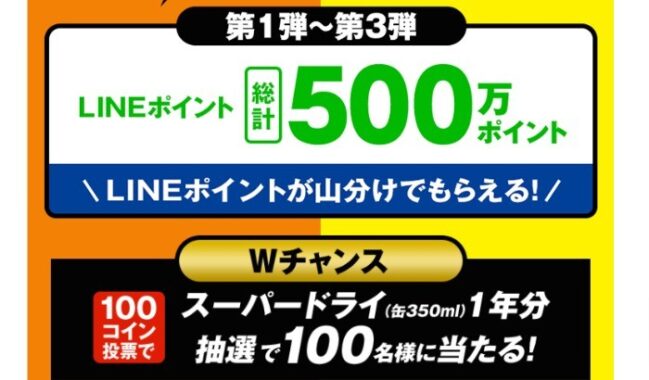 トップ - アサヒビール全商品が対象！あなたはどっち派？多数派選んでLINEポイント山分けキャンペーン