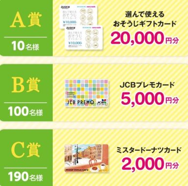 2万円分のダスキンギフトカードも当たる豪華エアコンクリーニング ...