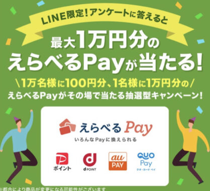 LINE限定！アンケートキャンペーン