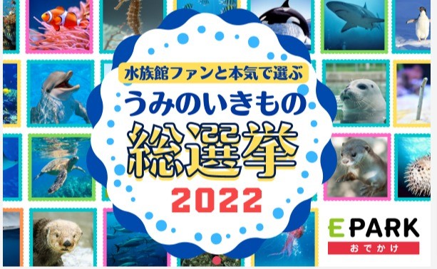 EPARKおでかけ主催！うみのいきもの総選挙2022|EPARKおでかけ