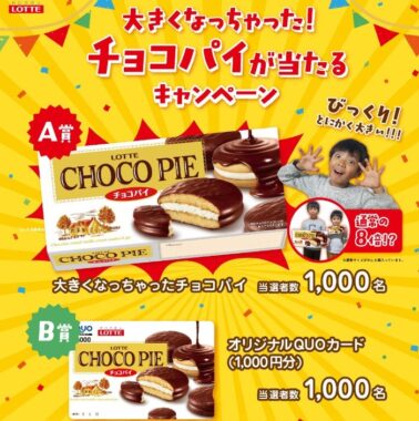 大きくなっちゃった！チョコパイが当たるキャンペーン | お口の恋人 ロッテ