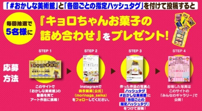 おかしな美術館｜おうちでたのしくすこやかに｜森永製菓株式会社