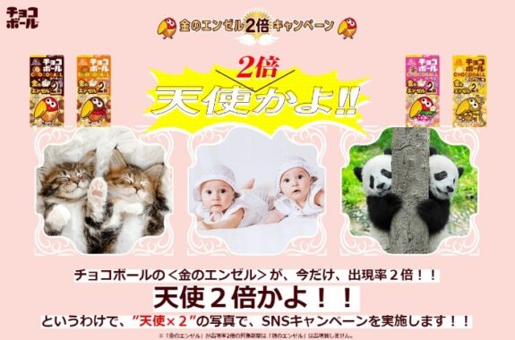 チョコボール天使2倍かよ！！キャンペーン｜森永製菓株式会社