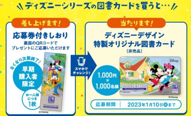 買って当てようディズニーシリーズ発売記念キャンペーン｜図書カードNEXT