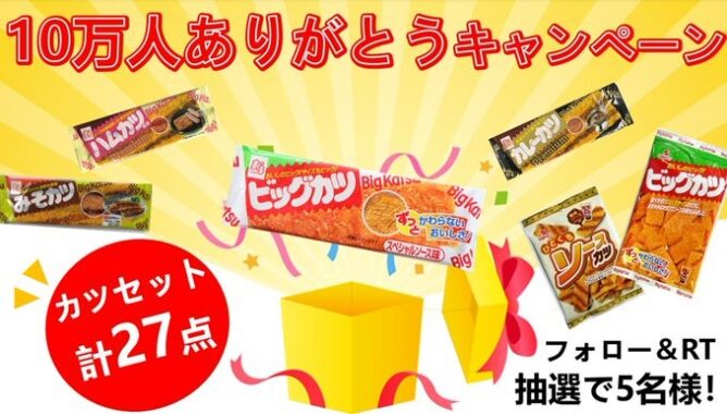 ビッグカツシリーズセットが当たるTwitter毎日応募キャンペーン！