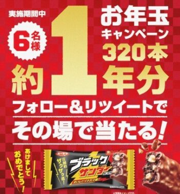 ブラックサンダー 約1年分