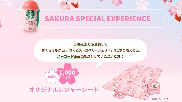 1,000名様にスタバオリジナルグッズがその場で当たるLINEキャンペーン！