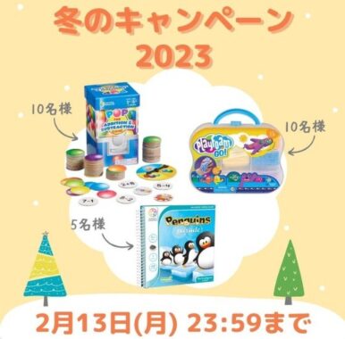 楽しいおもちゃが25名様に当たる、知育玩具屋さんのTwitter懸賞☆