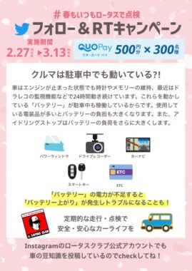 QUOカードPay500円分がその場で当たるTwitter毎日応募キャンペーン！