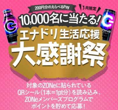 10,0000名様に選べるPayが当たる大量当選クローズド懸賞！