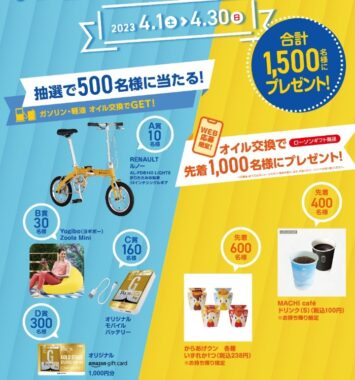 先着当選もアリ！豪華賞品が当たるキグナスのレシートキャンペーン！