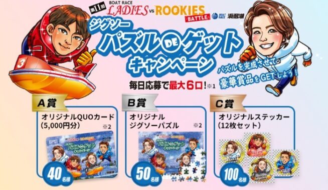QUOカード 5,000円分 / オリジナルジグソーパズル 他