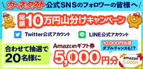 最大10,000円分のAmazonギフト券が当たる豪華SNSキャンペーン！