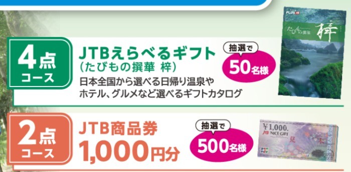 ギフトカタログや商品券が当たるポイズのハガキ懸賞！