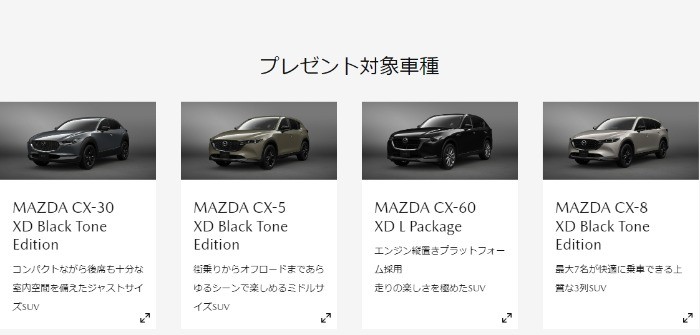 マツダの人気SUV4車が当たる豪華キャンペーン！