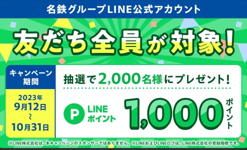 2,000名様にLINEポイントが当たる大量当選キャンペーン！