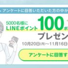 LINEポイント 100円ポイント