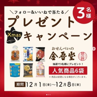 金吾堂 人気のおせんべい 6種類