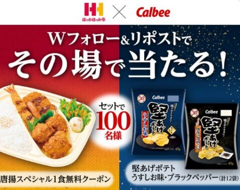 唐揚スペシャル無料クーポン&堅あげポテトが当たる豪華キャンペーン