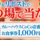 ココイチ食事券 1,000円分