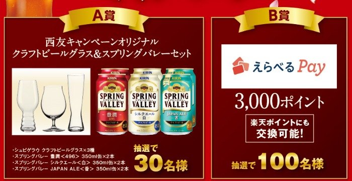 【西友×キリンビール】今年の春はクラフトビールで感動のビール体験を！キャンペーン