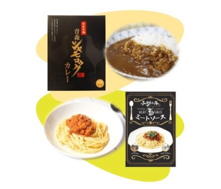 青森シャモロックカレー＆与助の牛ミートソース
