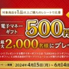 EJOICAセレクトギフト 500円分