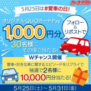 オリジナルQUOカードPay1,000円分がその場で当たるキャンペーン