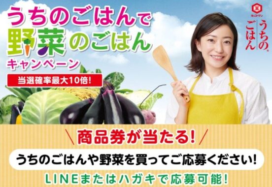 【企業各社×キッコーマン】うちのごはんで野菜のごはんキャンペーン