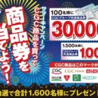 CGCグループ共通商品券 最大30,000円分