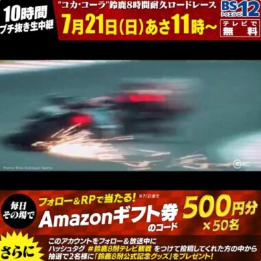 Amazonギフト券500円分が50名様にその場で当たるキャンペーン