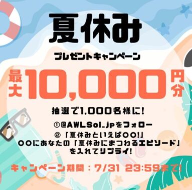 1,000名様に最大10,000円分のデジタルギフトがその場で当たるキャンペーン
