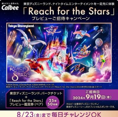 ナイトタイムエンターテイメント『Reach for the Stars』のプレビュー招待券が当たる豪華懸賞