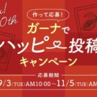 超ビッグなガーナブランケットが当たる作品投稿キャンペーン