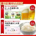 雪室熟成和牛 / ビール共通券 1枚 / 全国共通おこめ券 440円分 他