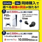 PS 5 / SONY ワイヤレスイヤホン / えらべるPay 10,000円分