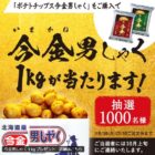 今金男しゃく1kgが当たる、湖池屋のクローズドキャンペーン