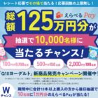 10,000名様にえらべるPayが当たるQ10ヨーグルト購入キャンペーン