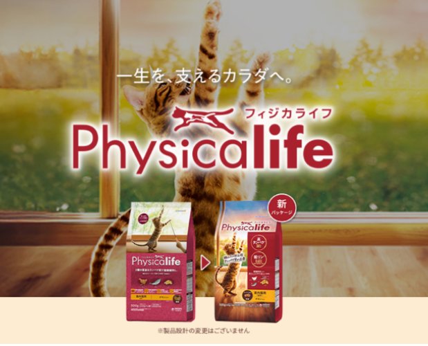 Physicalife猫用の試供品が10,000名様に当たるキャンペーン