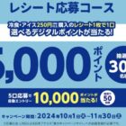 デジタルポイント 最大10,000ポイント