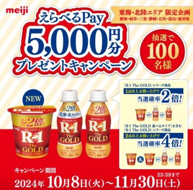 【エリア限定】5,000円分のえらべるPayが当たる豪華レシートキャンペーン